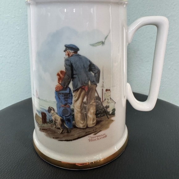 Norman Rockwell Other - Vintage 1984 Norman Rockwell Collector’s Ceramic Mug Seafarers‎ Design